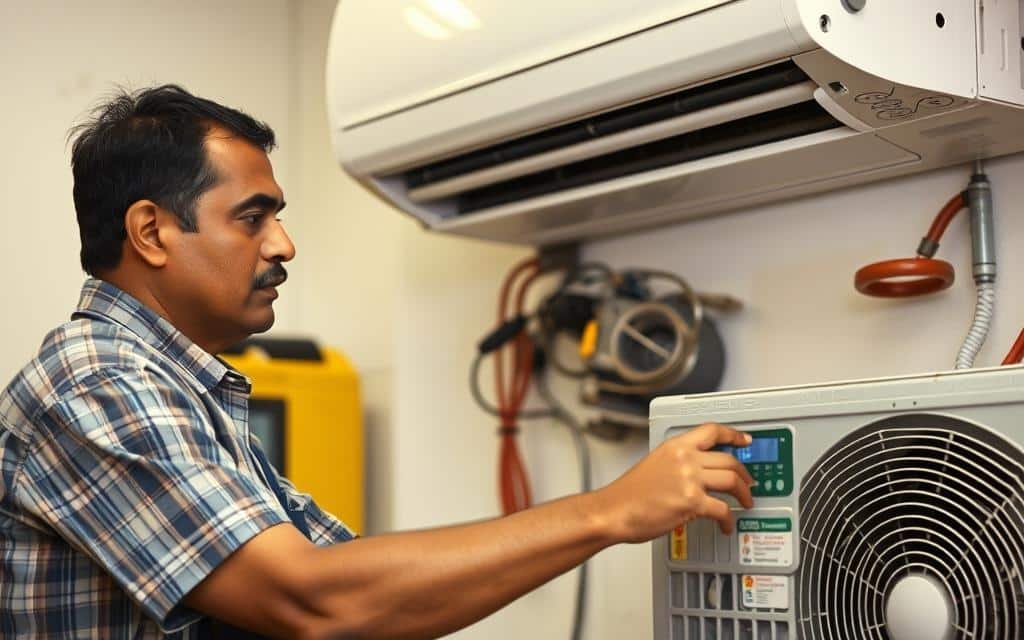 فني تكييف هندي باكستاني في الكويت