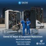 فني تصليح تكييف مركزي وتبديل كمبريسر جديد ومستعمل بالكويت