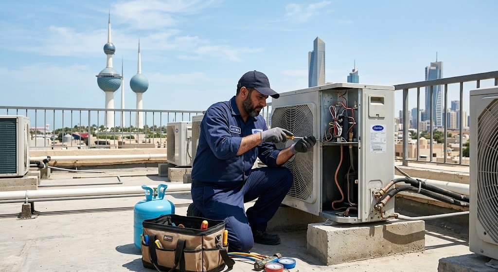 فني تكييف هدية بالكويت