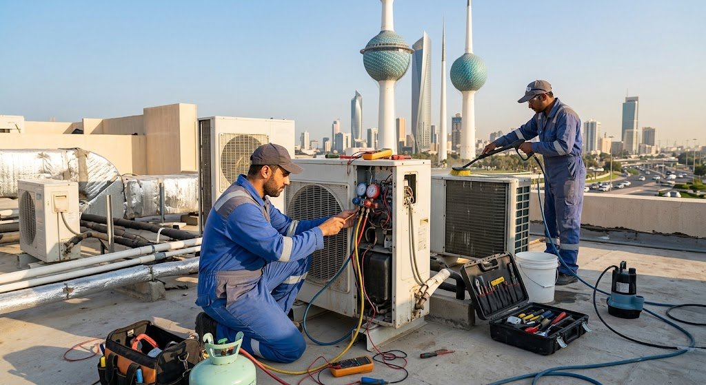 فني تكييف الفيحاء بالكويت