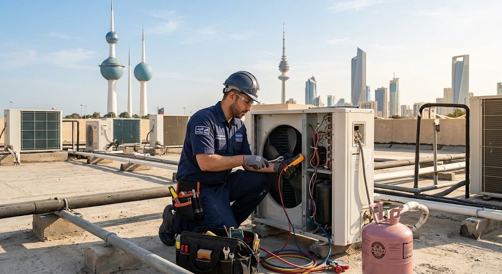 فني تكييف وحدات (سبليت) بالكويت