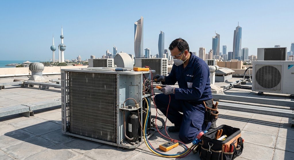 تصليح كارت التكييف المركزي الكويت